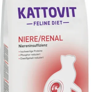 KATTOVIT Feline Niere/Renal 4kg Katzentrockenfutter Diätnahrung Schnäppchen